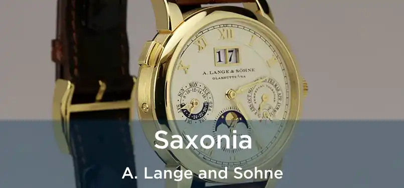  Saxonia A. Lange and Sohne